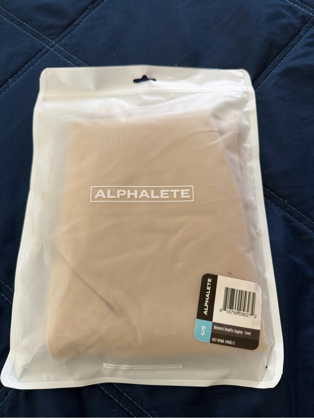 Alphalete amplify leggings size small linen (light brown)